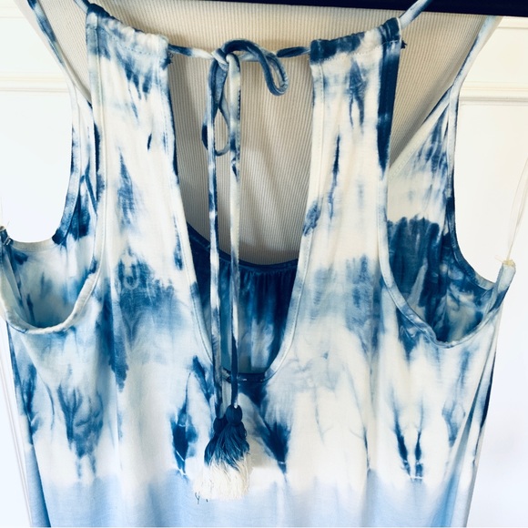 Lucky Brand Blue Tie-Dye Swing Dress Coverup - Picture 9 of 13